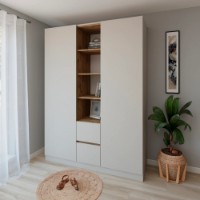 Dulap Smartex N14 160cm Kashemir/Dark Oak