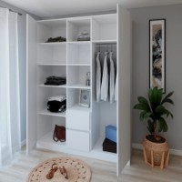 Dulap Smartex N14 160cm White imaginea #2 — magazin online Desire.md