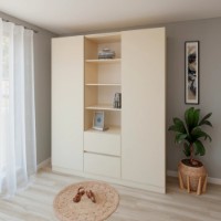 Dulap Smartex N14 180cm Ivory imaginea #1 — magazin online Desire.md