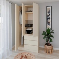Dulap Smartex N15 100cm Ivory imaginea #2 — magazin online Desire.md
