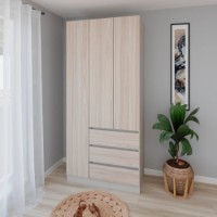 Dulap Smartex N15 100cm Kashemir/Light Oak imaginea #1 — magazin online Desire.md