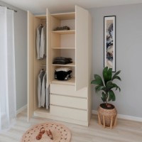 Dulap Smartex N15 120cm Ivory imaginea #3 — magazin online Desire.md
