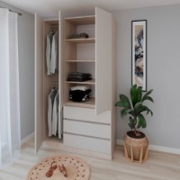 Dulap Smartex N15 120cm Light Oak/Kashemir imaginea #3 — magazin online Desire.md
