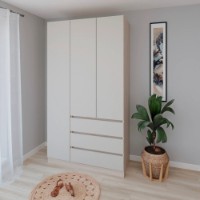 Dulap Smartex N15 120cm Light Oak/Kashemir imaginea #1 — magazin online Desire.md