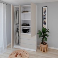 Dulap Smartex N15 120cm White/Kashemir imaginea #3 — magazin online Desire.md