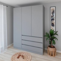 Dulap Smartex N15 140cm Graphite imaginea #1 — magazin online Desire.md
