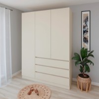 Dulap Smartex N15 140cm Ivory imaginea #1 — magazin online Desire.md
