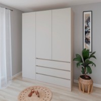 Dulap Smartex N15 140cm Light Oak/Kashemir imaginea #1 — magazin online Desire.md