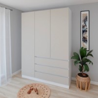 Dulap Smartex N15 140cm White/Kashemir imaginea #1 — magazin online Desire.md