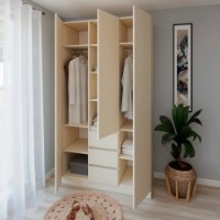 Dulap Smartex N16 140cm Ivory imaginea #3 — magazin online Desire.md