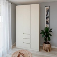 Dulap Smartex N16 140cm Ivory imaginea #1 — magazin online Desire.md