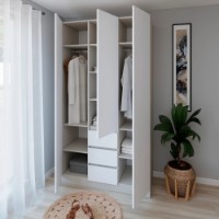 Dulap Smartex N16 140cm Kashemir/White imaginea #2 — magazin online Desire.md
