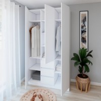 Dulap Smartex N16 140cm White imaginea #2 — magazin online Desire.md
