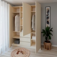 Dulap Smartex N16 180cm Ivory imaginea #3 — magazin online Desire.md
