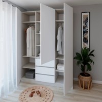 Dulap Smartex N16 180cm Kashemir/White imaginea #3 — magazin online Desire.md