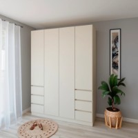 Dulap Smartex N17 180cm Ivory imaginea #1 — magazin online Desire.md