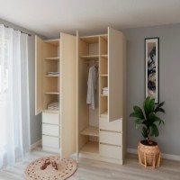 Dulap Smartex N17 180cm Ivory imaginea #2 — magazin online Desire.md