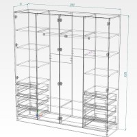 Dulap Smartex N17 200cm Ivory imaginea #3 — magazin online Desire.md