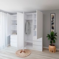Dulap Smartex N17 200cm White imaginea #3 — magazin online Desire.md