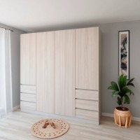Dulap Smartex N17 220cm Kashemir/Light Oak imaginea #1 — magazin online Desire.md
