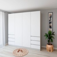Dulap Smartex N17 220cm Kashemir/White imaginea #1 — magazin online Desire.md