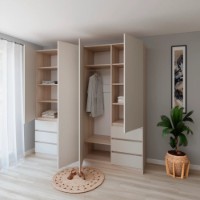 Dulap Smartex N17 220cm Light Oak/Kashemir imaginea #2 — magazin online Desire.md