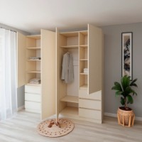 Dulap Smartex N17 240cm Ivory imaginea #2 — magazin online Desire.md