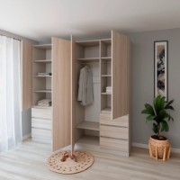 Dulap Smartex N17 240cm Kashemir/Light Oak imaginea #2 — magazin online Desire.md