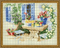 Mozaic cu diamante Diamond Blooming Corner 40x50cm (YW00167)
