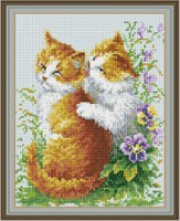 Mozaic cu diamante Diamond Cats in Love 30x40cm (YW00786)