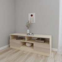 Comodă TV Smartex Т6 100cm Ivory/Light Oak imaginea #1 — magazin online Desire.md