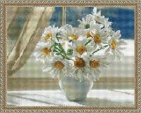 Mozaic cu diamante Diamond Daisies 40x50cm (YW04204)