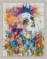 Mozaic cu diamante Diamond Explosion of Colors 40x50cm (YW00697)