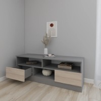 Comodă TV Smartex Т6 120cm Graphite/Light Oak imaginea #3 — magazin online Desire.md