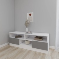 Comodă TV Smartex Т6 140cm White/Graphite imaginea #1 — magazin online Desire.md