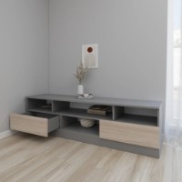 Comodă TV Smartex Т6 160cm Graphite/Light Oak imaginea #3 — magazin online Desire.md
