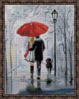 Mozaic cu diamante Diamond In The Rain 40x50cm (YW01051)