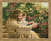 Mozaic cu diamante Diamond Jesus  40x50cm (YW00326)
