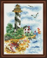 Mozaic cu diamante Diamond Lighthouse 30x40cm (YW00122)