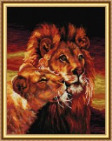 Mozaic cu diamante Diamond Lioness 40x50cm (YW01387)