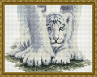 Mozaic cu diamante Diamond Little Tiger 40x50cm (YW00082)