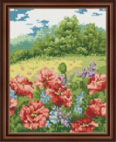 Mozaic cu diamante Diamond Poppy Field 30x40cm (YW00265)