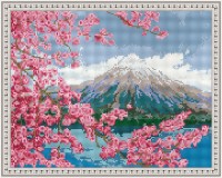 Mozaic cu diamante Diamond Sakura 40x50cm (YW00881)