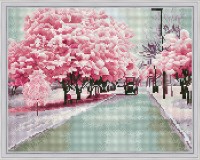 Mozaic cu diamante Diamond Spring Alley 40x50cm (YW00838)