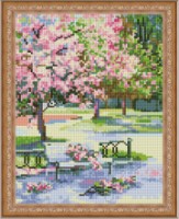 Mozaic cu diamante Diamond Summer in The Park 30x40cm (YW00345)