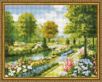 Mozaic cu diamante Diamond Summer in The Park 40x50cm (YW00120)