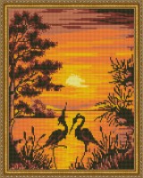 Mozaic cu diamante Diamond Sunset 40x50cm (YW00194)