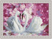 Mozaic cu diamante Diamond Swans 30x40cm (YW01046)