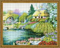 Mozaic cu diamante Diamond The Lake House 40x50cm (YW00016)