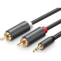 Кабель Ugreen 3.5mm to 2 RCA Male 1.5m AV102 Gray (10511) фото №2 — интернет-магазин Desire.md